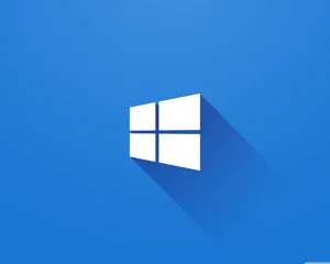 Vintage White Windows Lock Screen Logo Wallpaper