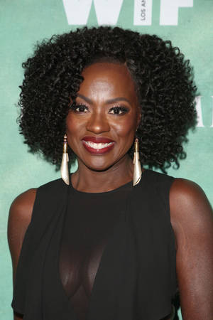 Viola Davis Speaking At The Women In The World Summit Wallpaper