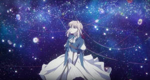 Violet Evergarden Galaxy Wallpaper