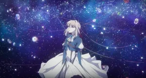 Violet Evergarden Galaxy Wallpaper