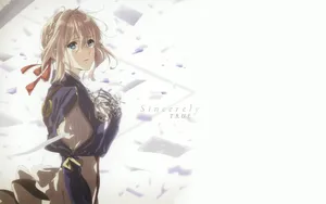 Violet Evergarden Sincerely True Wallpaper