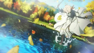 Violet Evergarden Walking On Water Wallpaper