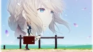 Violet Evergarden With Face At Sky Wallpaper