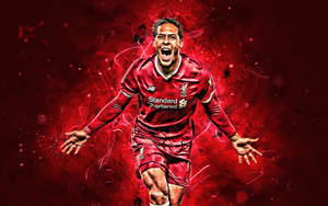 Virgil Van Dijk Big Energy Wallpaper