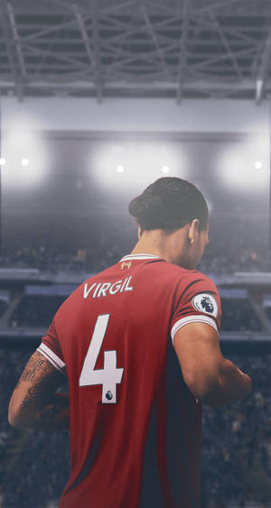 Virgil Van Dijk Cinematic Shot Wallpaper