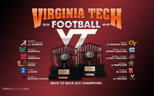 Virginia Tech Football Awards Wallpaper