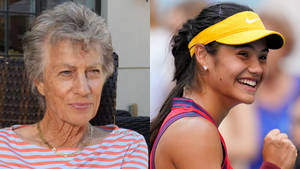 Virginia Wade And Emma Raducanu Wallpaper