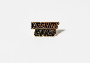 Virginity Rocks Pin Badge Wallpaper