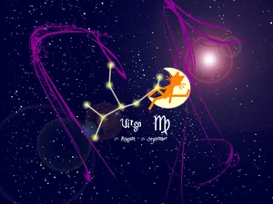 Virgo Zodiac Orange Cat Wallpaper