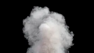 Visible Gas Black Background Wallpaper