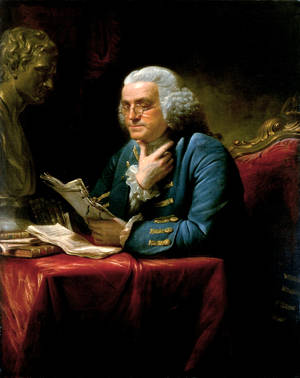 Visionary Spirit Of Innovation - Benjamin Franklin Wallpaper