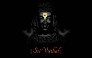 Vitthal Black Monochrome Portrait Wallpaper