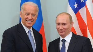 Vladimir Putin With Joe Biden Wallpaper