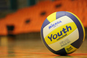 Volleyball Youth Print In Blue Wallpaper