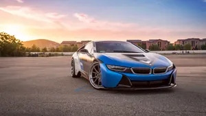 Vorsteiner Blue Bmw I8 Wallpaper