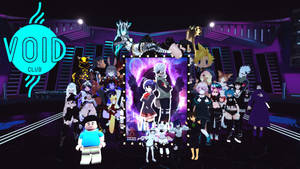 Vrchat Void Club Dancers Wallpaper