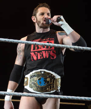 Wade Barrett Talking To The Fans Wallpaper