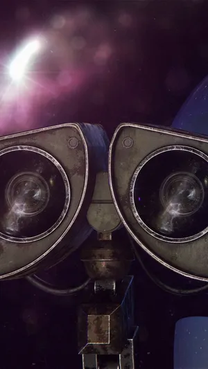 Wall E Iphone Huge Eyes Wallpaper