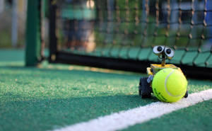 Wall E With Tennis Ball Wallpaper