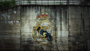 Wall With Real Madrid Logo Wallpaper