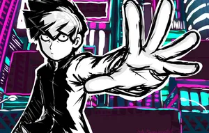 Wallpaper Look, Hand, Anime, Art, Guy, Mob Psycho 100, Mob Wallpaper