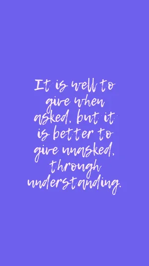 Wallpaper Phrase, Quote, Charity, Good Wallpaper