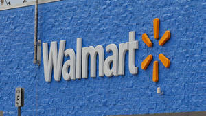 Walmart Building With Logo Wallpaper