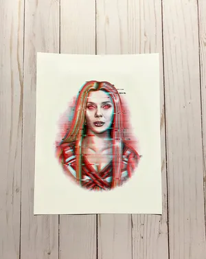 Wanda Maximoff Painting Wallpaper