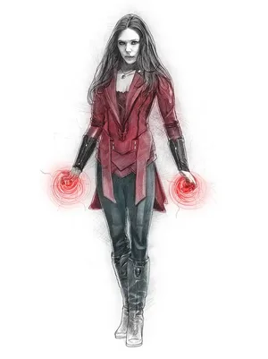 Wanda Maximoff Sketch Wallpaper