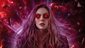 Wanda Red Eyes 4k Wallpaper