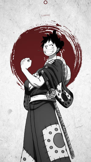 Wano Luffy Smile Wallpaper