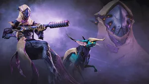 Warframe Tenno Soldier Pet Wallpaper