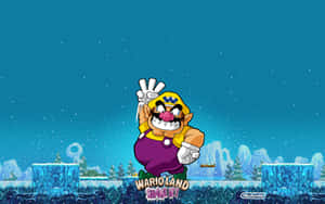 Wario Strikes A Bold Pose Wallpaper