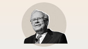 Warren Buffett Digital Photo Edit Wallpaper