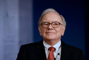 Warren Buffett Headshot Candid Photography Wallpaper