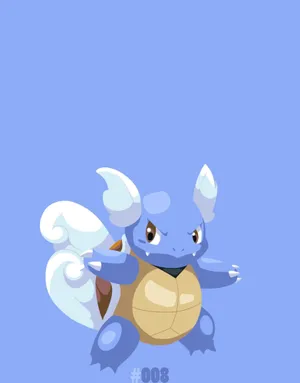 Wartortle Vector Art Wallpaper