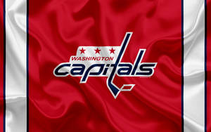 Washington Capitals On Silk Sheet Wallpaper