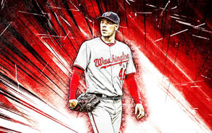 Washington Nationals Corbin Scratch Wallpaper