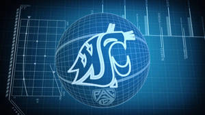 Washington State University Blue Cougars Logo Wallpaper