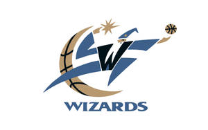 Washington Wizards Logo In White Wallpaper