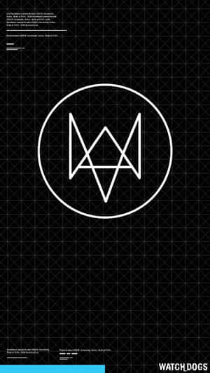 Watch Dogs Logo On A Black Background Wallpaper