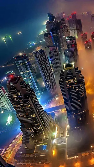 Watch The Magical Nightfall Of The City Of Chicago Wallpaper