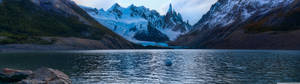 Water And Big Mountains Wallpaper