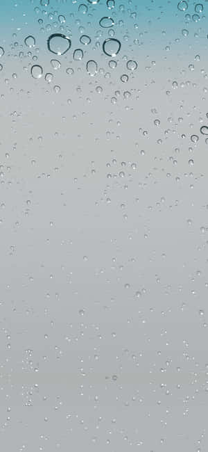 Water Drops On A Glass Wallpaper