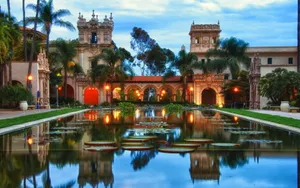 Water Pond At Balboa Park Wallpaper