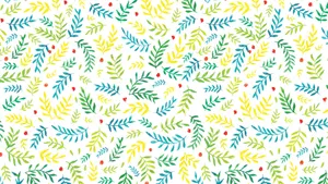 Watercolor April's Foliage Wallpaper