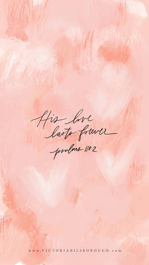 Watercolor Art With Bible Verse Aesthetic Wallpaper