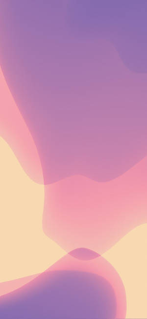 Watercolor Blobs Of Light Purple Iphone Wallpaper