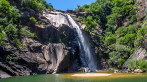 Waterfall In Sao Paulo Wallpaper