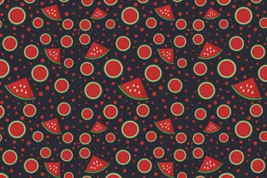 Watermelon Pattern Wallpaper